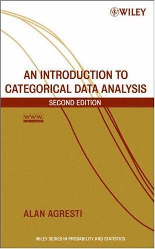 Cover of An Introduction to Categorical Data Analysis